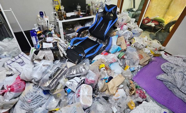 쓰레기집청소 오피스텔